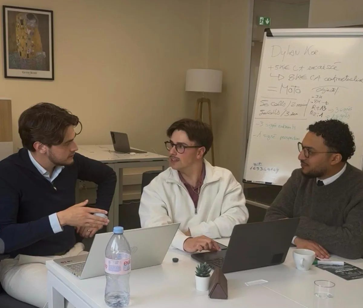 Raphaël Leroy avec Avec Ayman Tanfouri